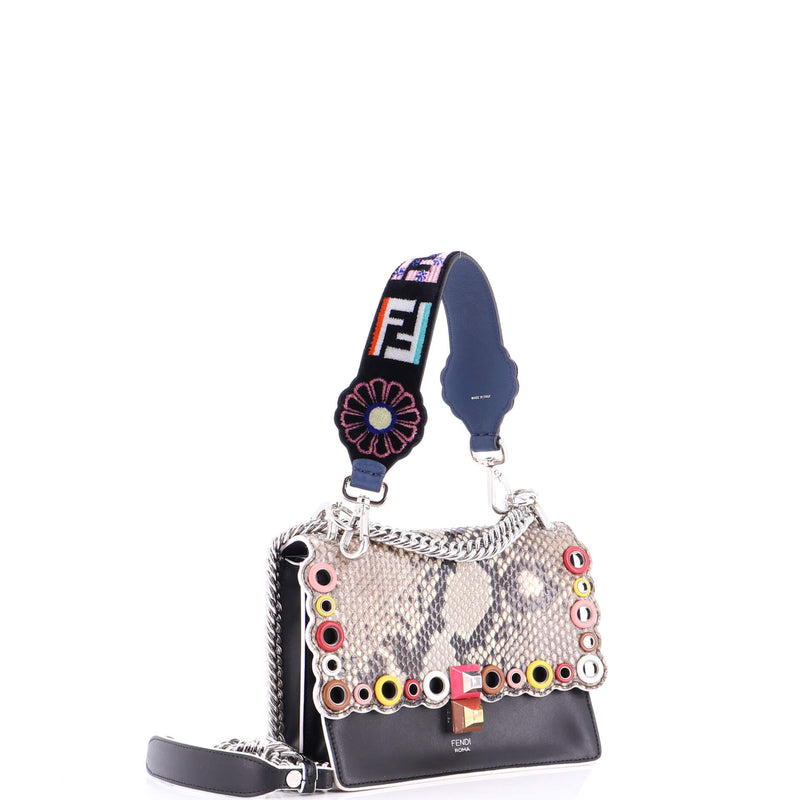 Eyelet Kan I Bag Leather And Python