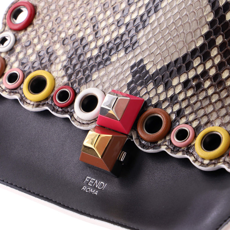 Eyelet Kan I Bag Leather And Python