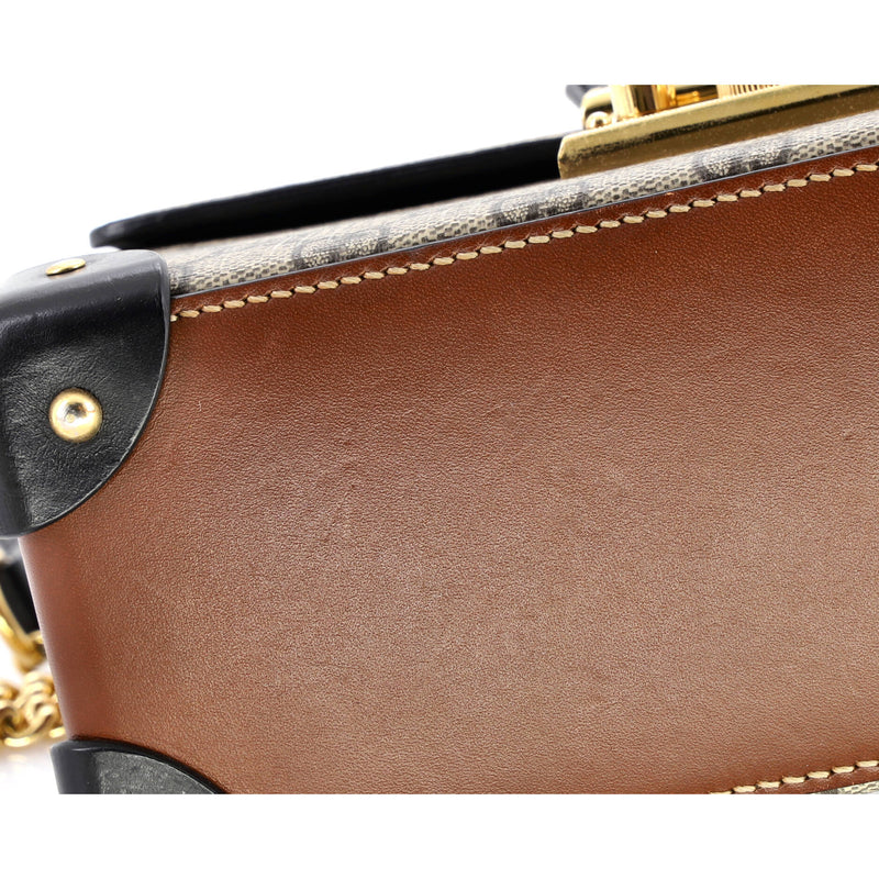 Padlock Bamboo Shoulder Bag Gg Coated