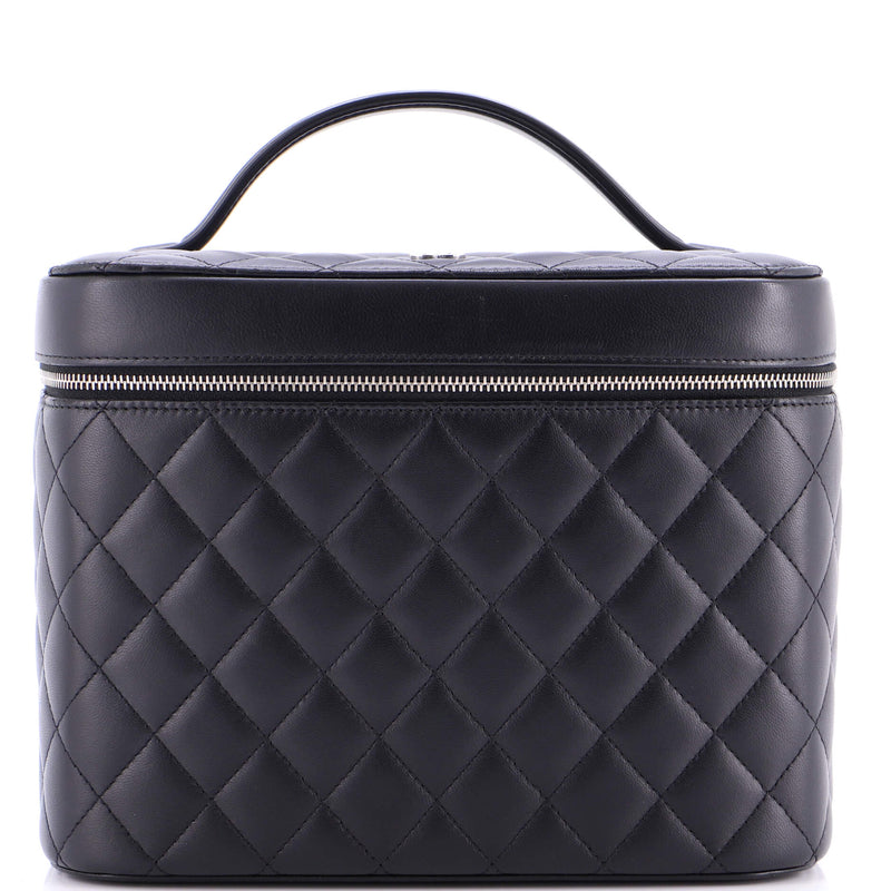 Cosmetic Case Quilted Lambskin Medium