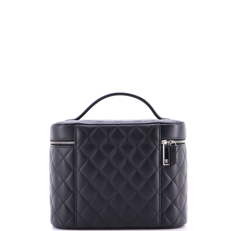 Cosmetic Case Quilted Lambskin Medium