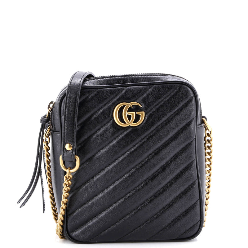 Gg Marmont Double Zip Camera Bag