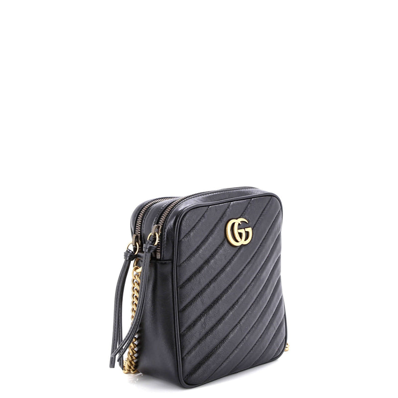 Gg Marmont Double Zip Camera Bag