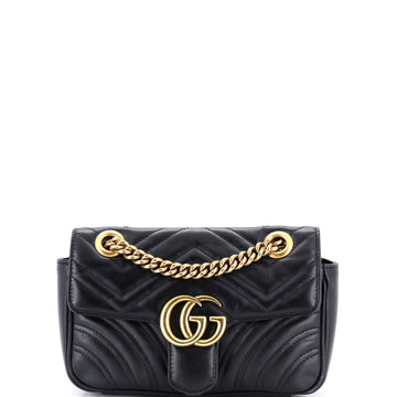 Gg Marmont Flap Bag Matelasse Leather