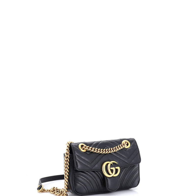 Gg Marmont Flap Bag Matelasse Leather