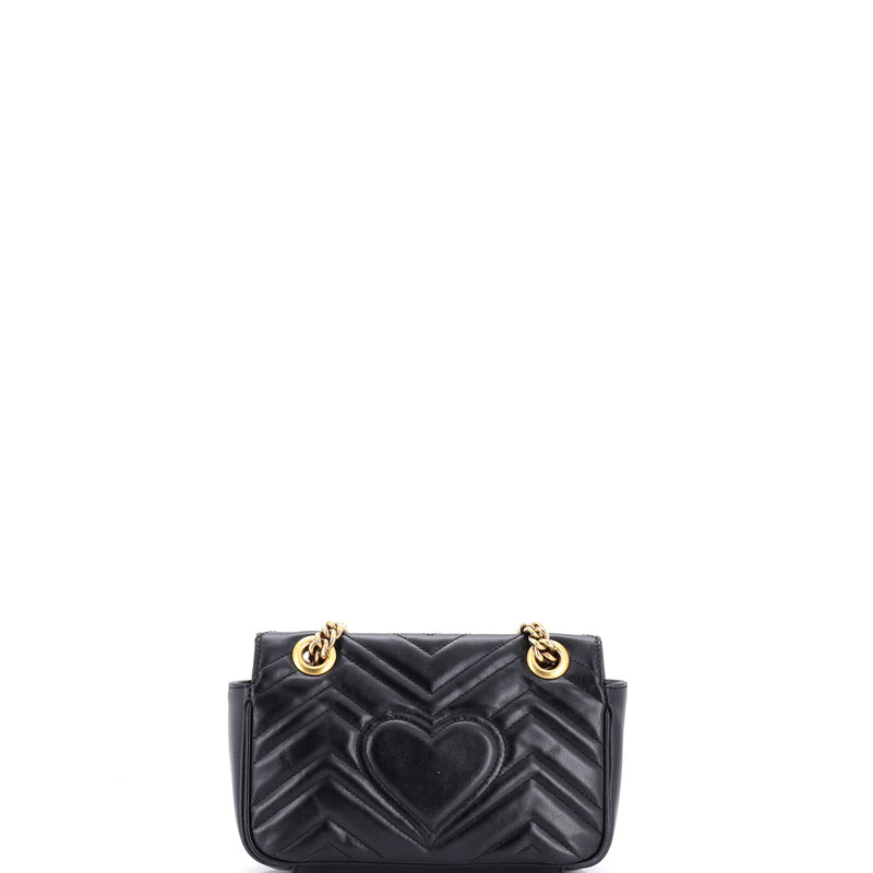 Gg Marmont Flap Bag Matelasse Leather