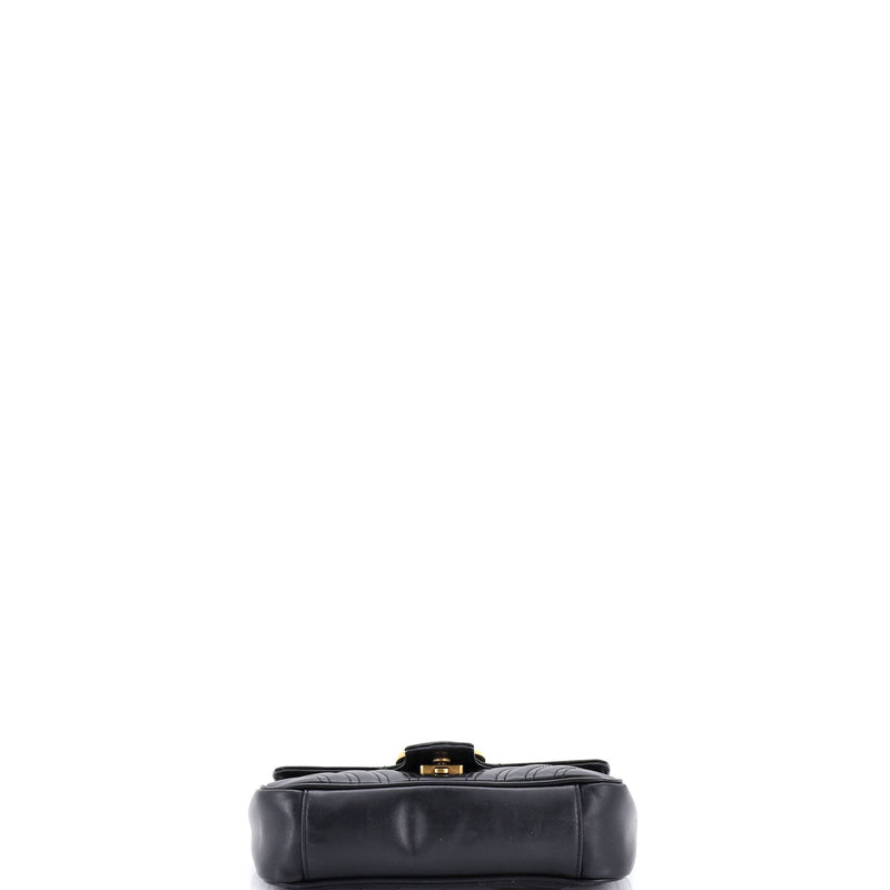 Gg Marmont Flap Bag Matelasse Leather