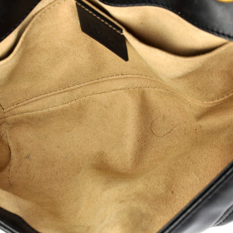 Gg Marmont Flap Bag Matelasse Leather