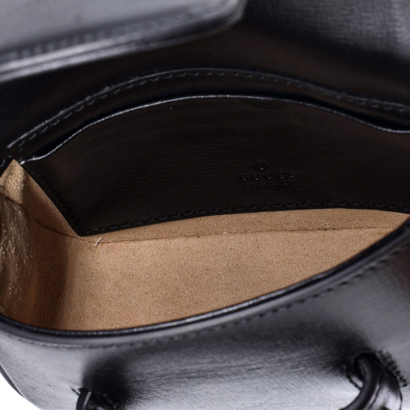 Horsebit Shoulder Bag Leather Super Mini