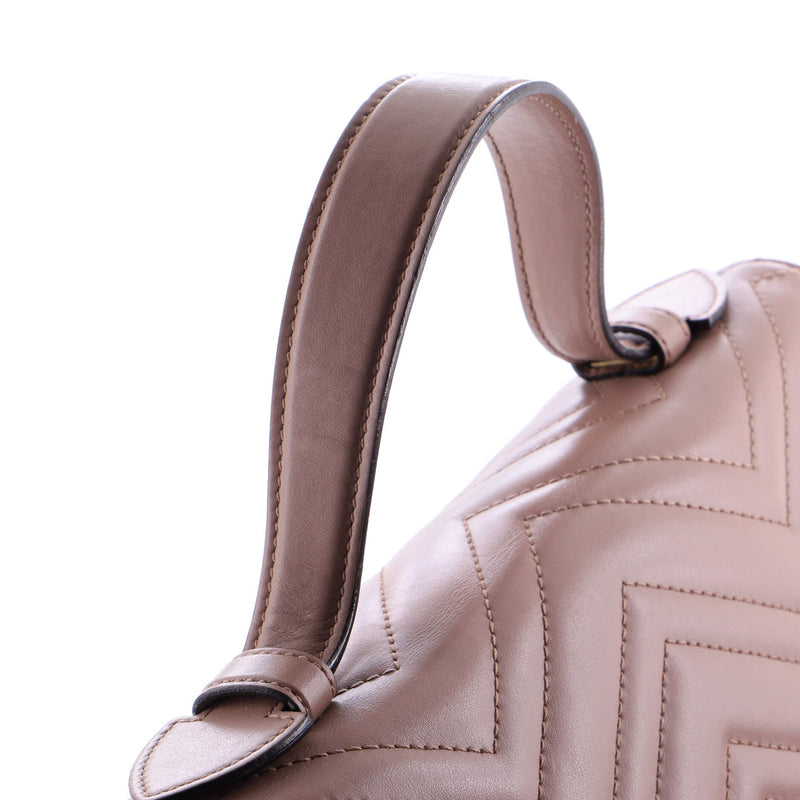Gg Marmont Top Handle Flap Bag Matelasse