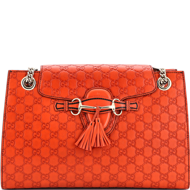 Emily Chain Flap Shoulder Bag Guccissima