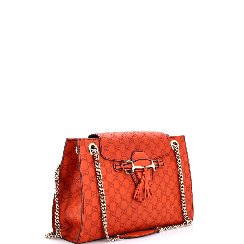 Emily Chain Flap Shoulder Bag Guccissima
