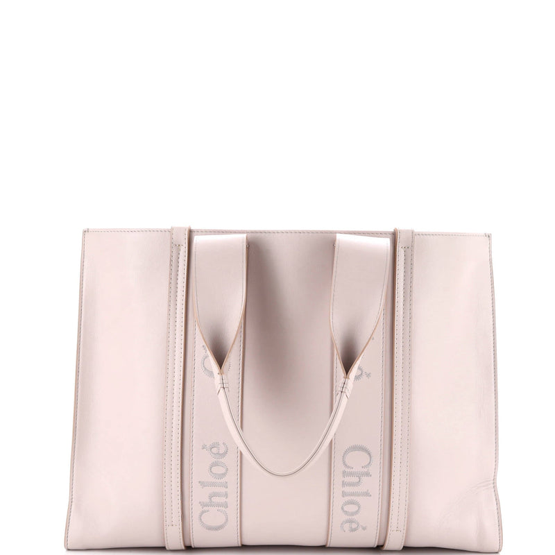 Woody Tote Leather Large