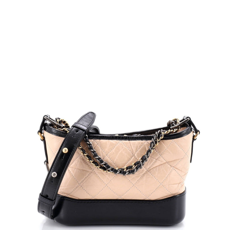 Gabrielle Hobo Quilted Aged Calfskin