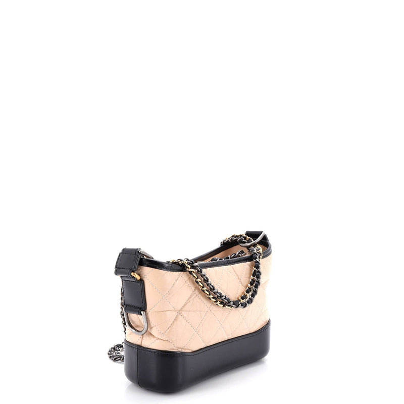 Gabrielle Hobo Quilted Aged Calfskin