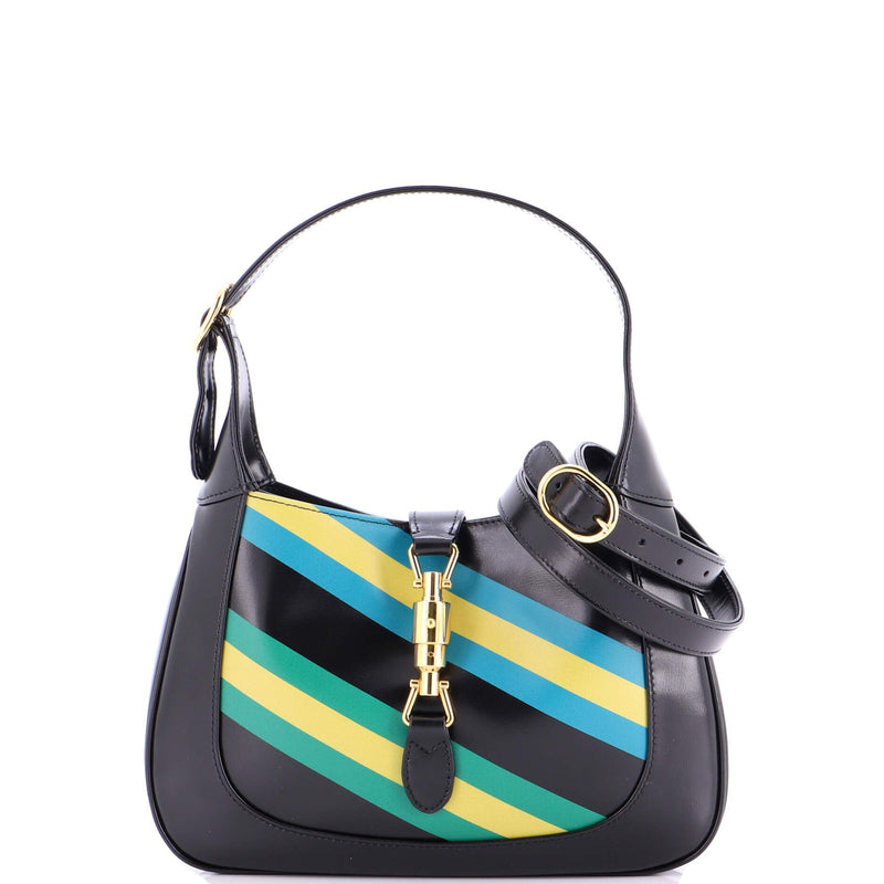 Jackie Hobo Printed Leather Small