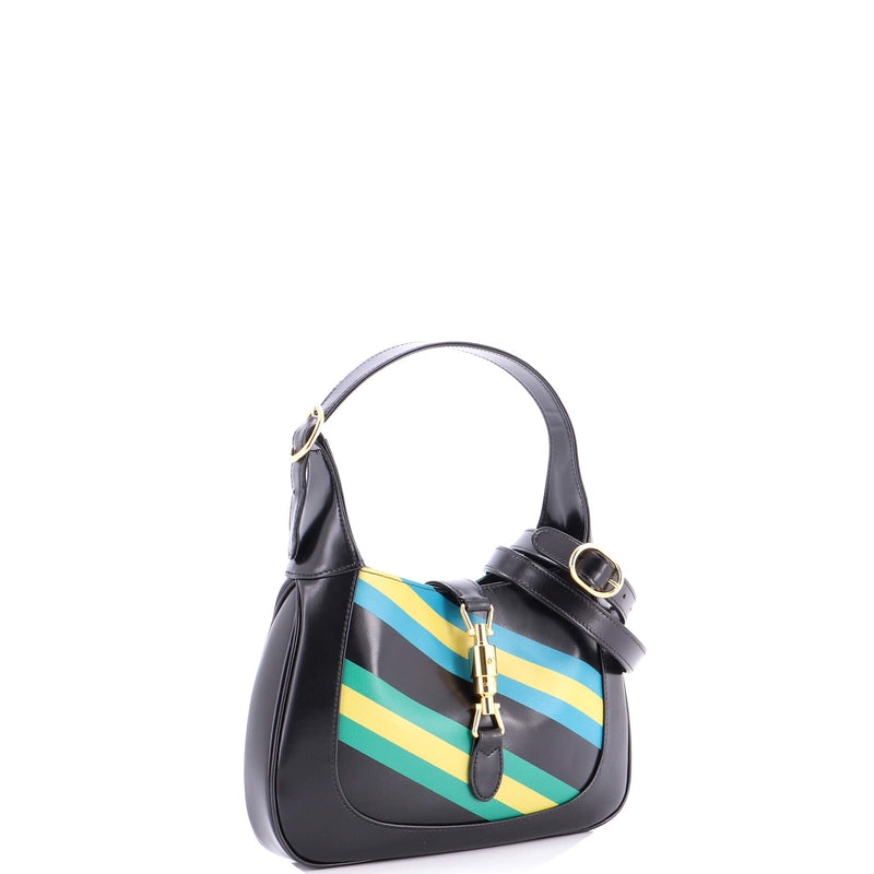 Jackie Hobo Printed Leather Small