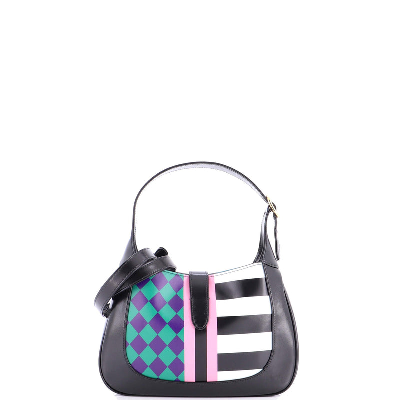 Jackie Hobo Printed Leather Small