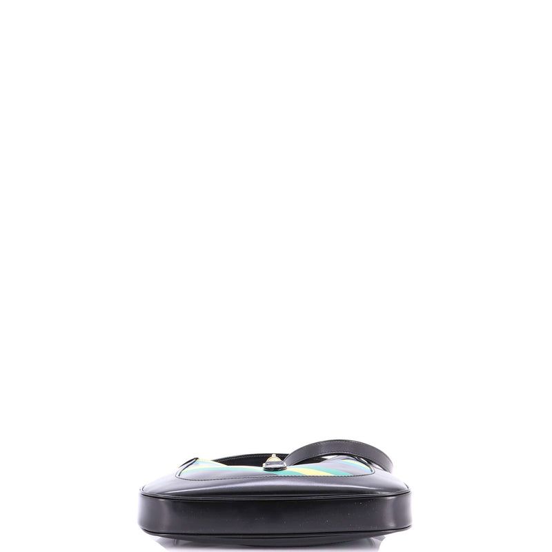 Jackie Hobo Printed Leather Small