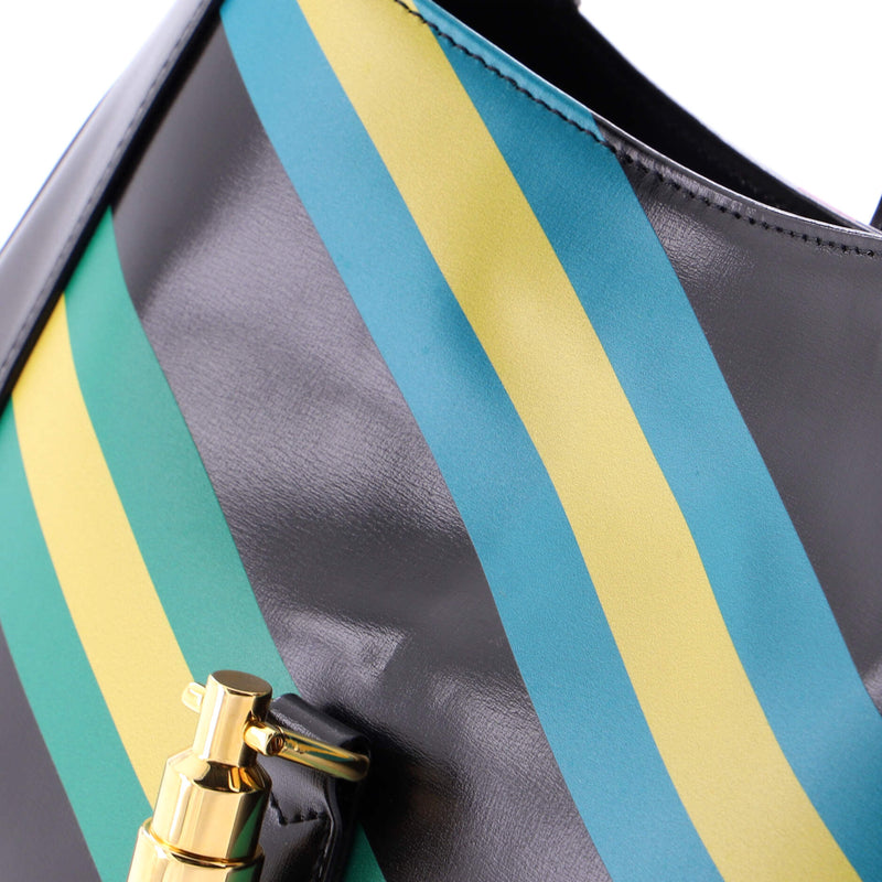 Jackie Hobo Printed Leather Small