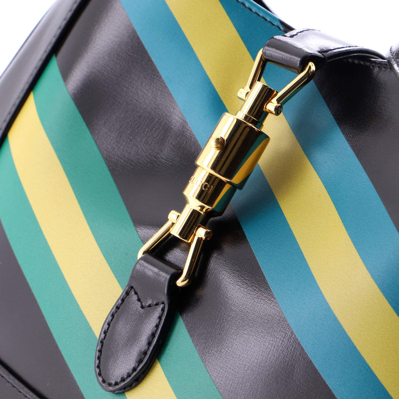 Jackie Hobo Printed Leather Small