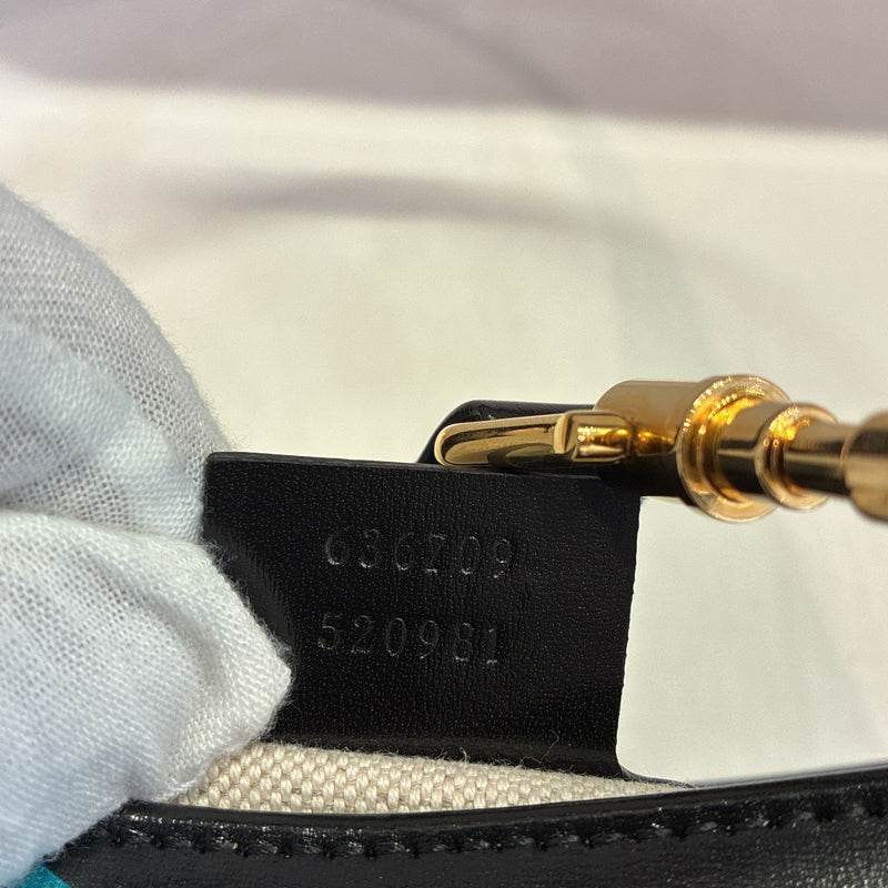 Jackie Hobo Printed Leather Small