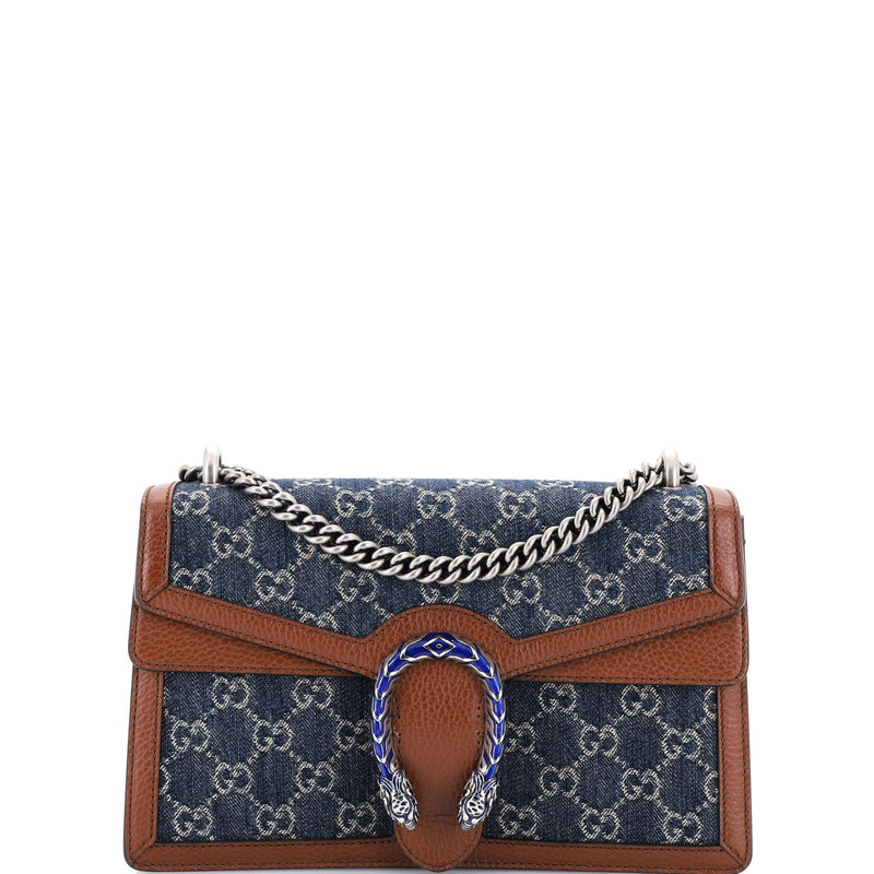 Dionysus Bag Gg Denim Small