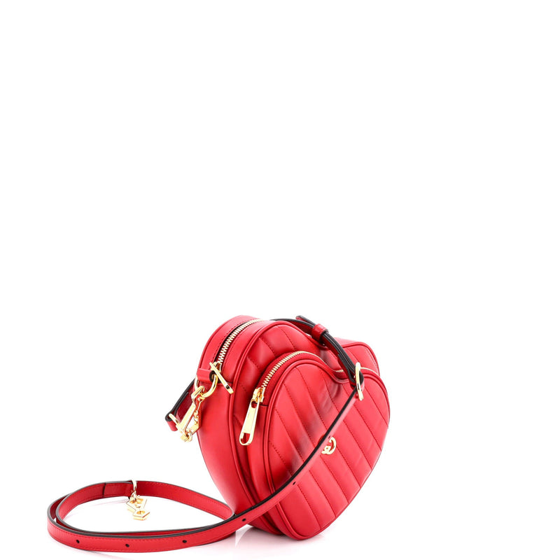 Interlocking G Heart Shoulder Bag