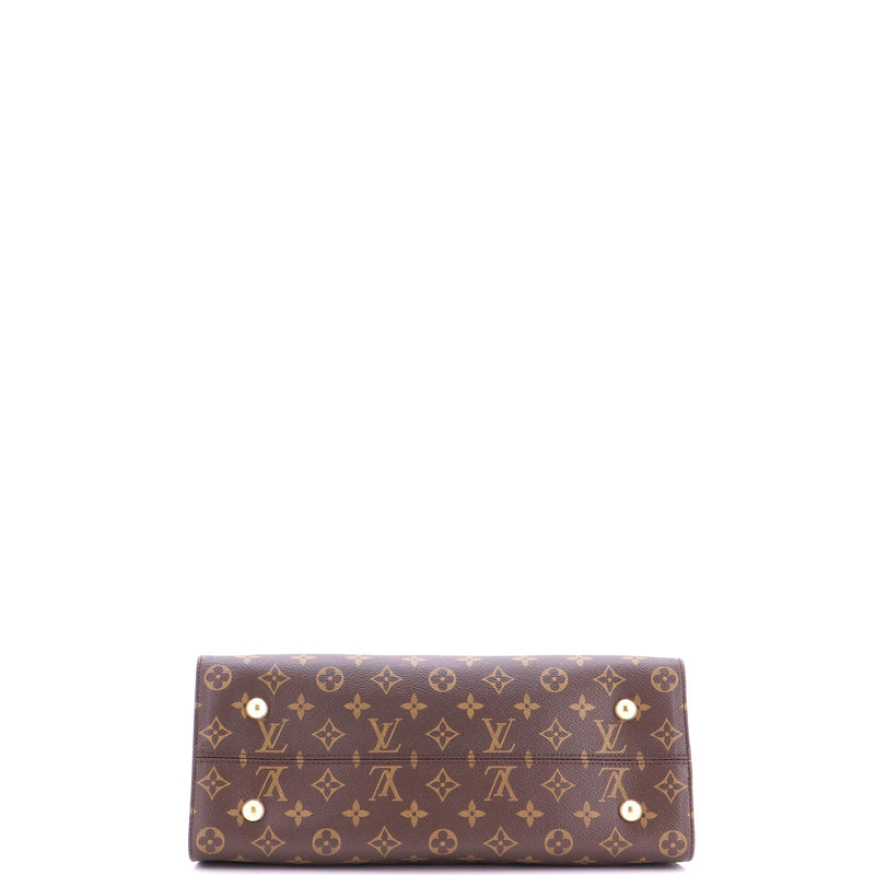 Tuileries Handbag Canvas With Leather