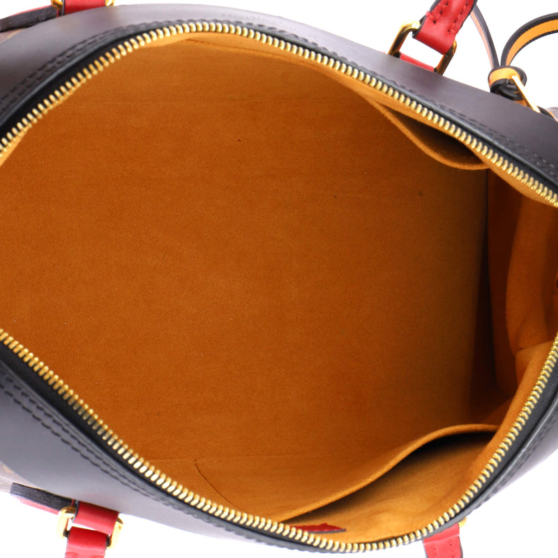 Tuileries Handbag Canvas With Leather