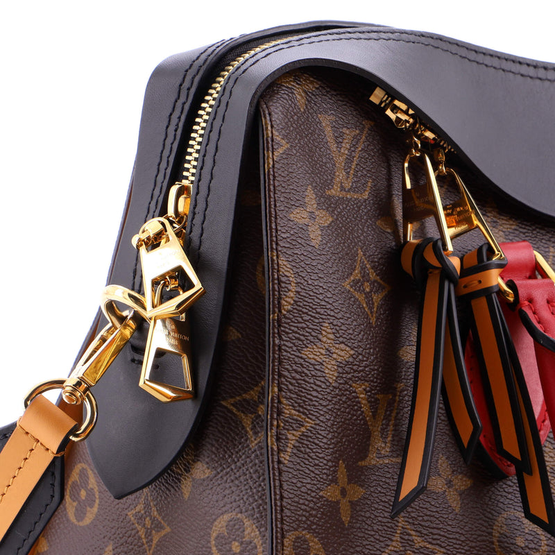 Tuileries Handbag Canvas With Leather