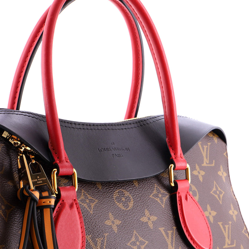 Tuileries Handbag Canvas With Leather