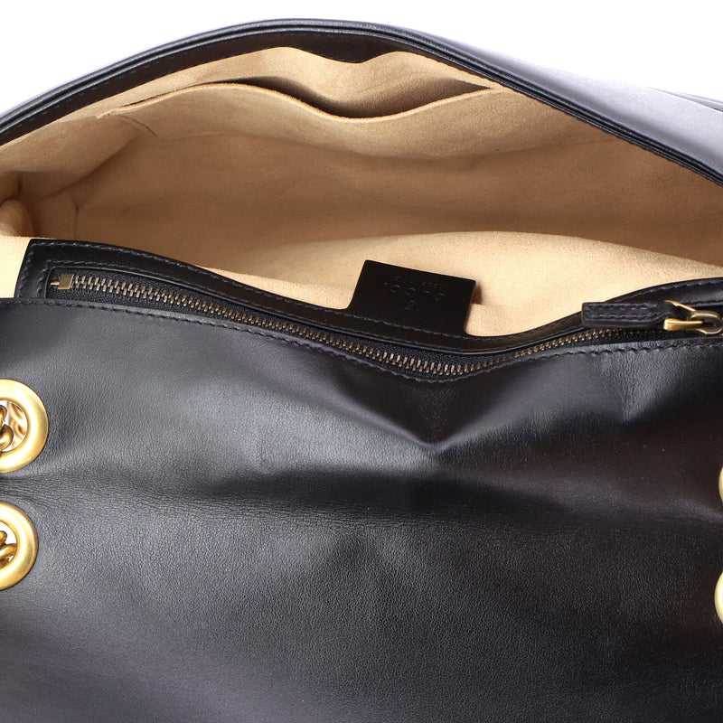 Gg Marmont Flap Bag Matelasse Leather