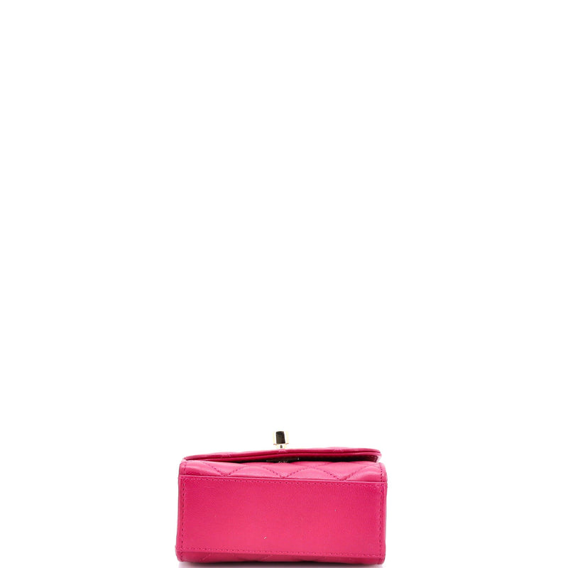 Trendy Cc Clutch With Chain Quilted