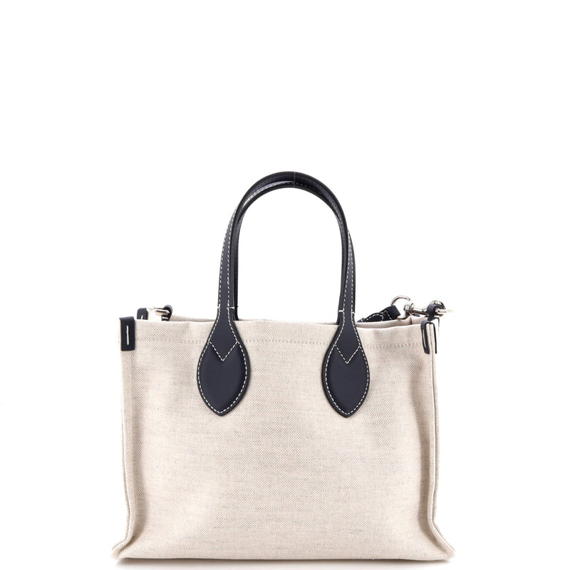 Logo Shopper Tote Printed Canvas Small