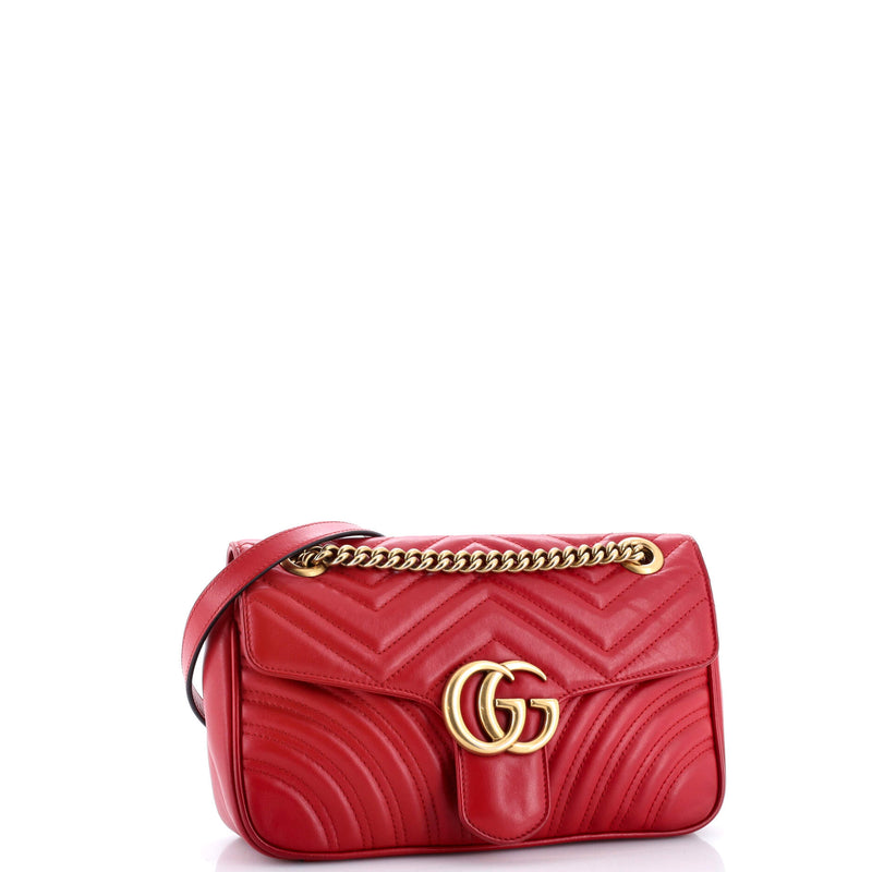 Gg Marmont Flap Bag Matelasse Leather