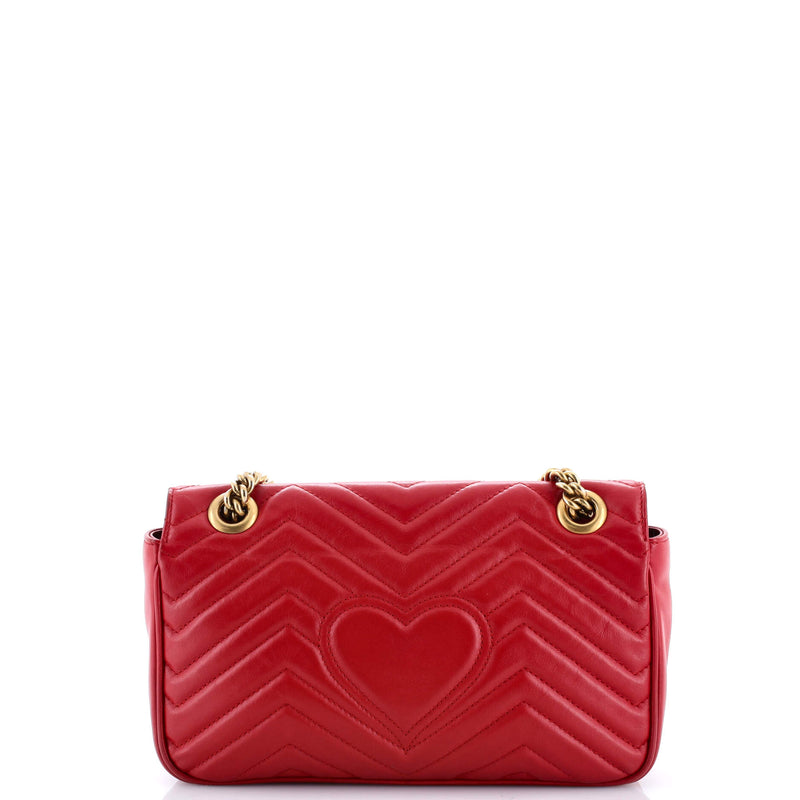 Gg Marmont Flap Bag Matelasse Leather