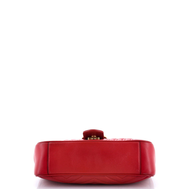 Gg Marmont Flap Bag Matelasse Leather