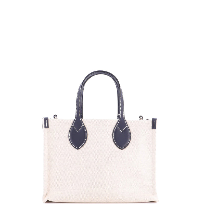 Logo Shopper Tote Printed Canvas Small