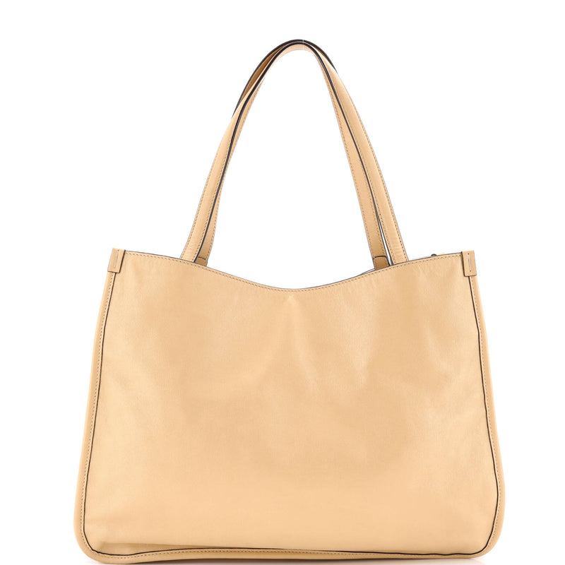 Horsebit Tote Leather Medium