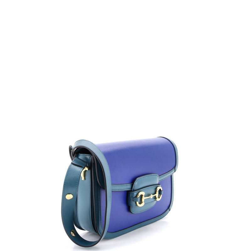 Horsebit Shoulder Bag Leather Small