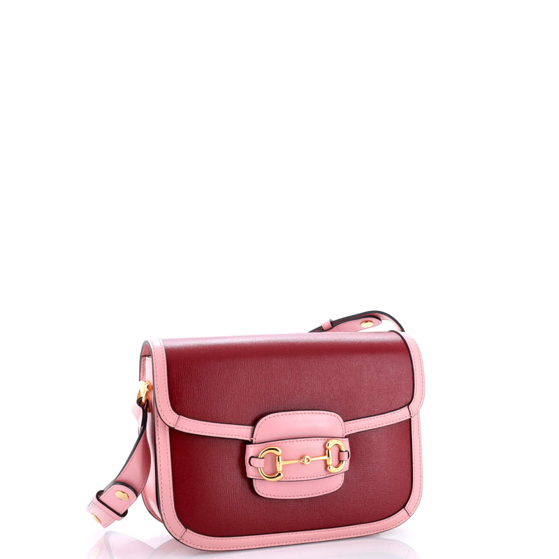 Horsebit Shoulder Bag Leather Small