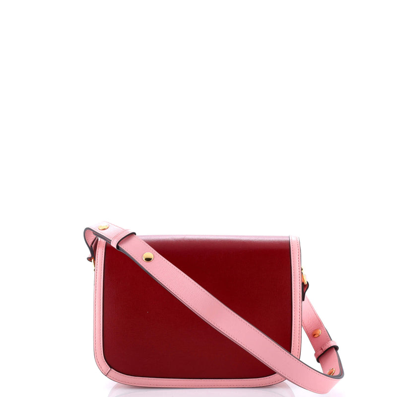 Horsebit Shoulder Bag Leather Small