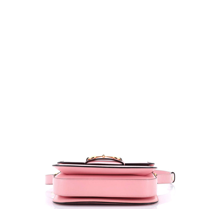 Horsebit Shoulder Bag Leather Small