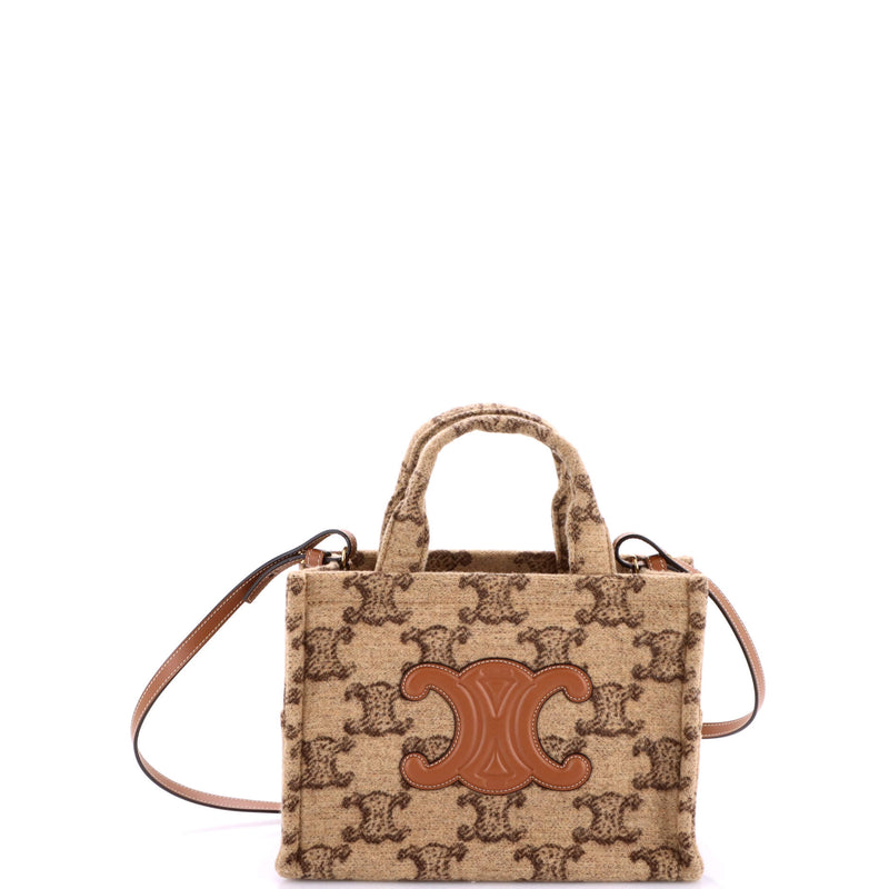 Cabas Thais Tote Triomphe Wool Small