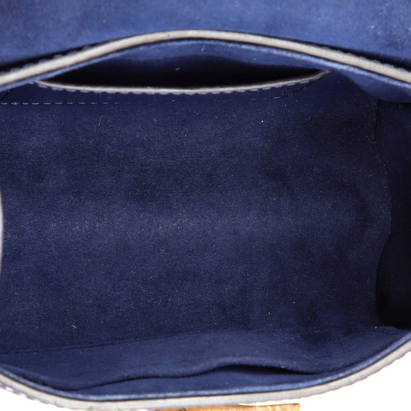 Twist Handbag Vernis With Canvas Pm