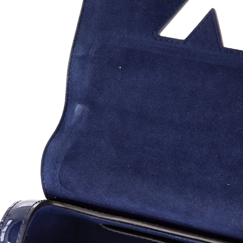 Twist Handbag Vernis With Canvas Pm