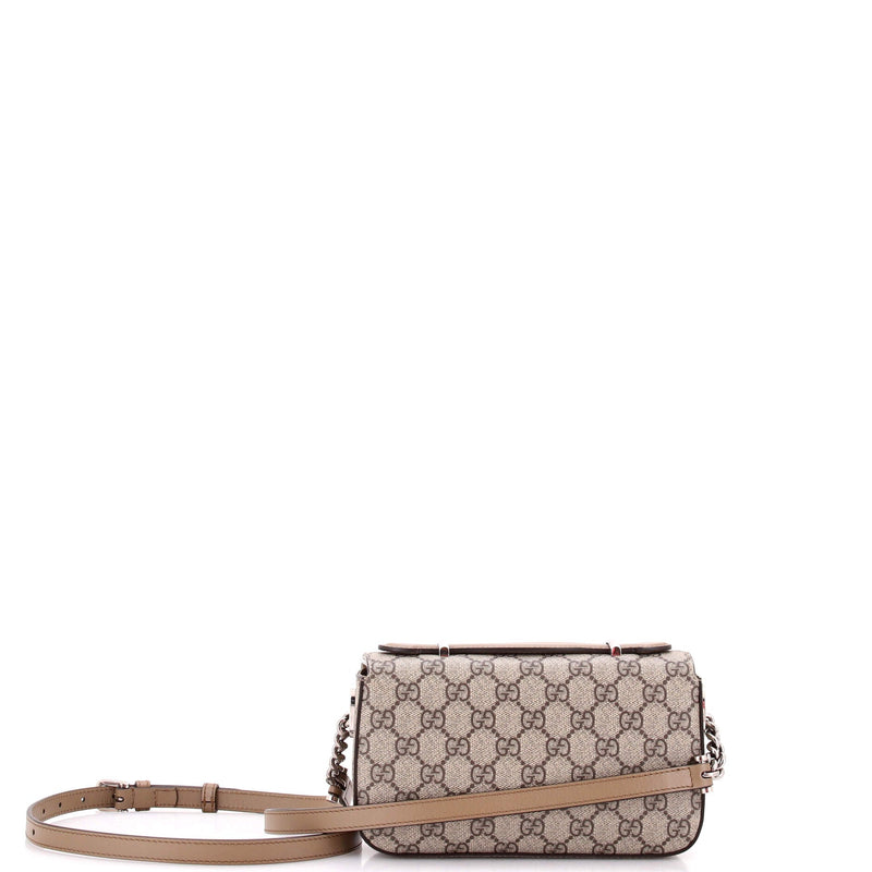 Petite Gg Flap Shoulder Bag Coated