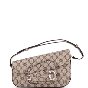 Horsebit Asymmetric Shoulder Bag Gg