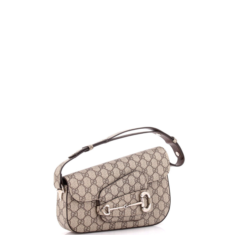 Horsebit Asymmetric Shoulder Bag Gg